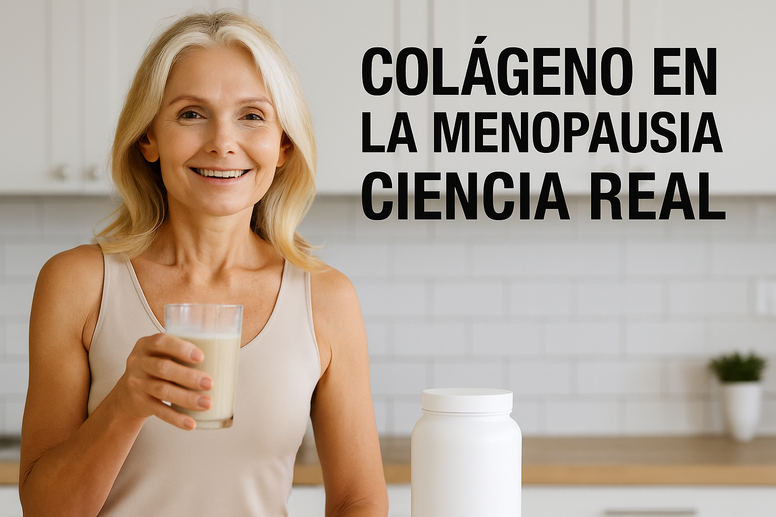 Colágeno en la menopausia: no es un “extra”, es una necesidad